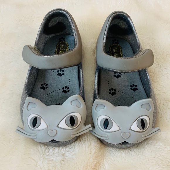Mini Melissa Other - MINI MELISSA GLITTER CAT SHOES